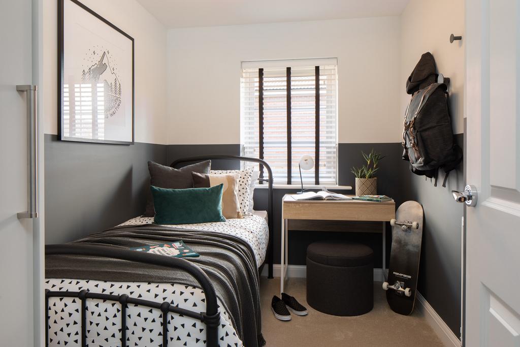Third bedroom in the Ellerton three bedroom home