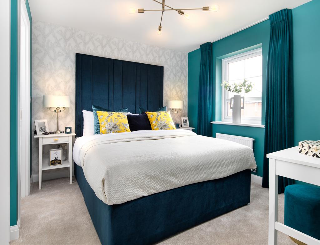 En suite main bedroom in the Kingsley 4 bedroom...