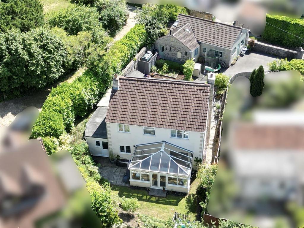 Drone Main House Rear and Annexe