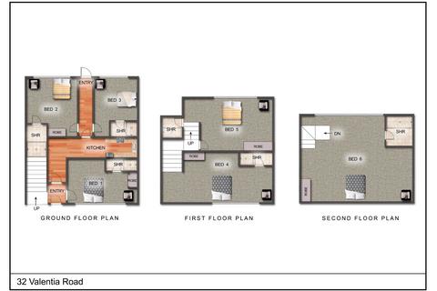 1 bedroom in a house share to rent, Valentia Road, Oxford, OX3