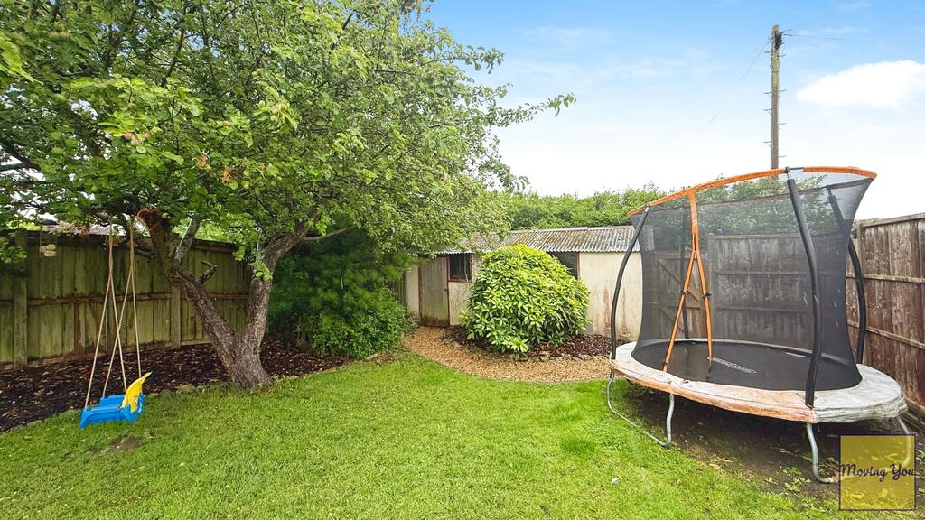 Rear garden/ garage