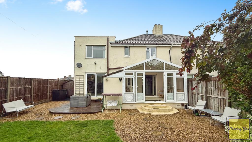 Rear of property