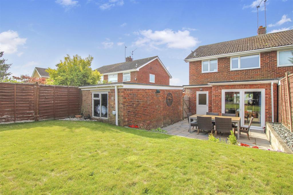 Rear of property