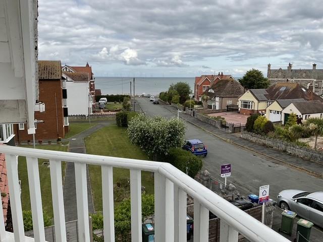 Flat 6 West Mains Court - Sea View from Balcony.jp