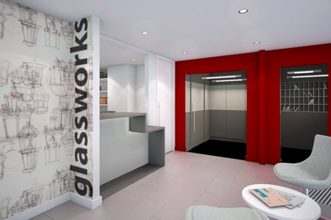 Studio for sale, The Glassworks, Coquet Street, London NE1