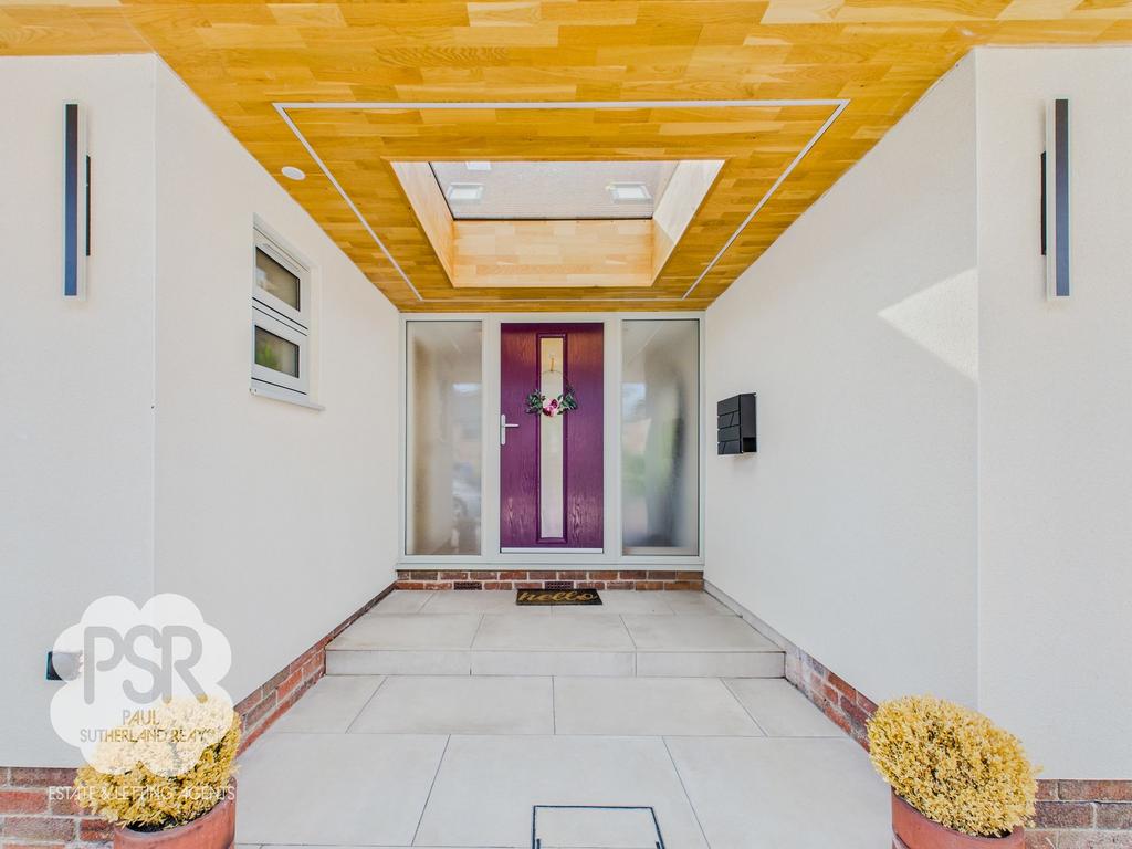 Sublimely Engineered Porchway Entrance