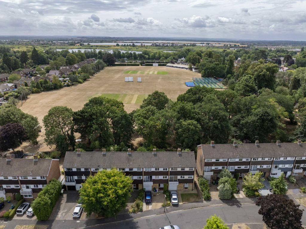 Aerial view, land