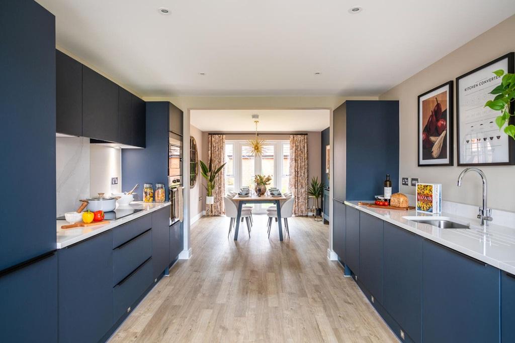 2 sided kitchen with lots of storage