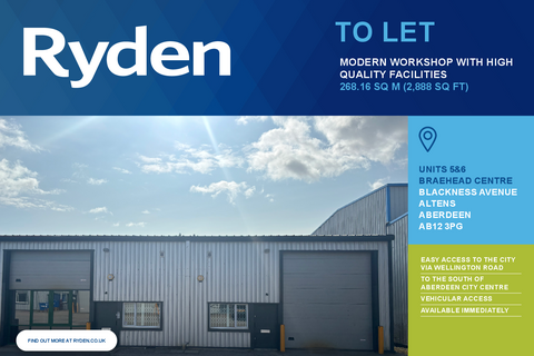 Warehouse to rent, Blackness Ave Aberdeen AB12 3PG