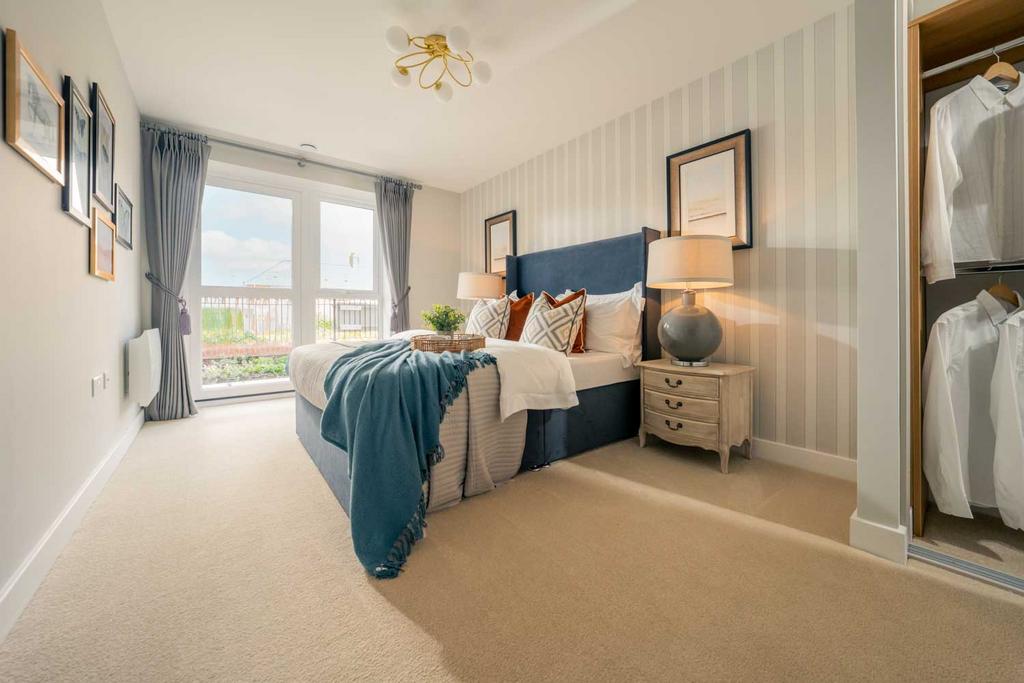 Show home master bedroom