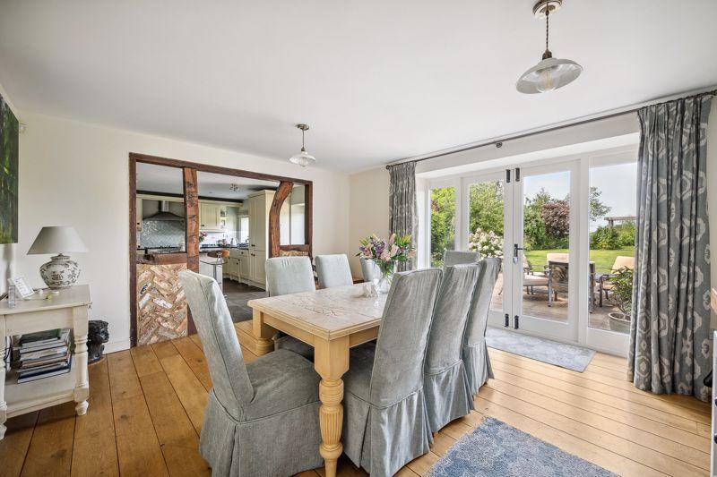 Open plan dining...