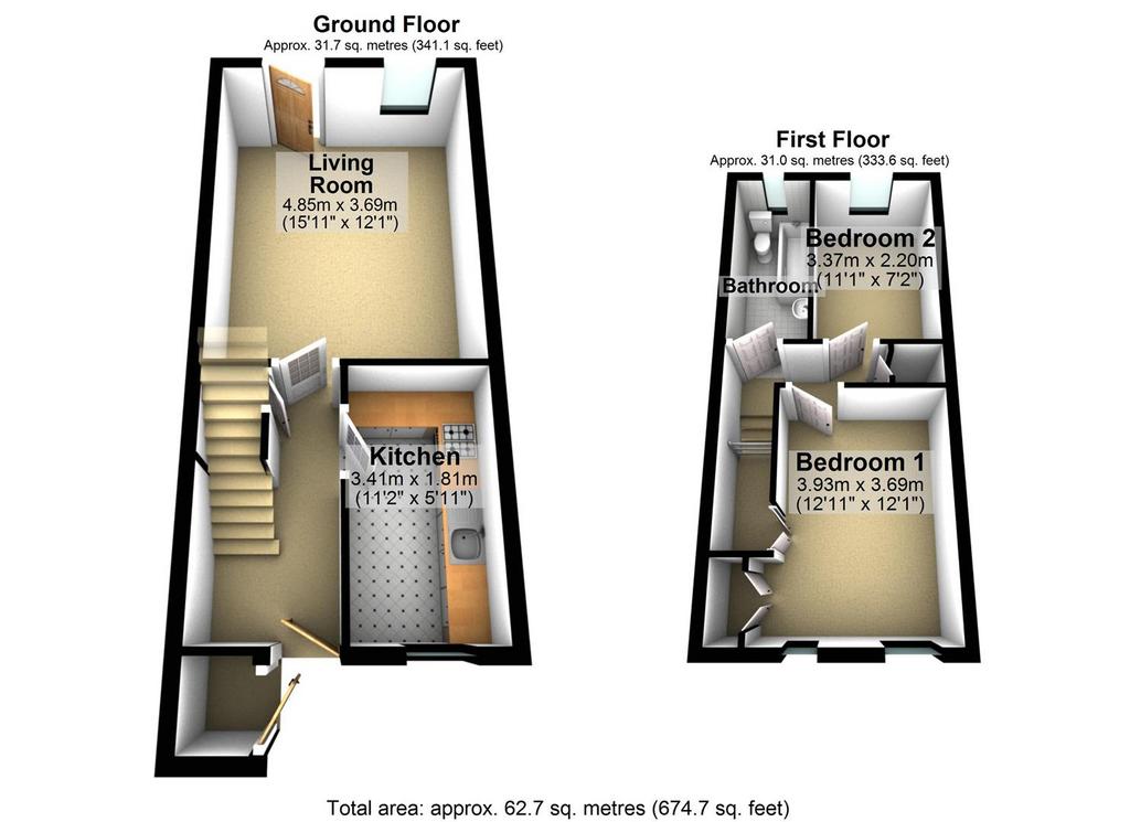 Daysfoot Court, 3 D