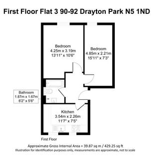 13 bedroom flat for sale, Drayton Park Road, Drayton Park, N5