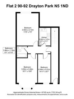 13 bedroom flat for sale, Drayton Park Road, Drayton Park, N5