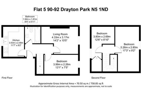13 bedroom flat for sale, Drayton Park Road, Drayton Park, N5