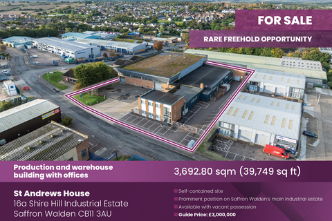 Distribution warehouse to rent, 16A Shire Hill Industrial Estate Saffron Walden CB11 3AU