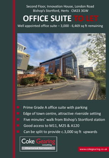 Office to rent, London Rd Bishop's Stortford CM23 3DU