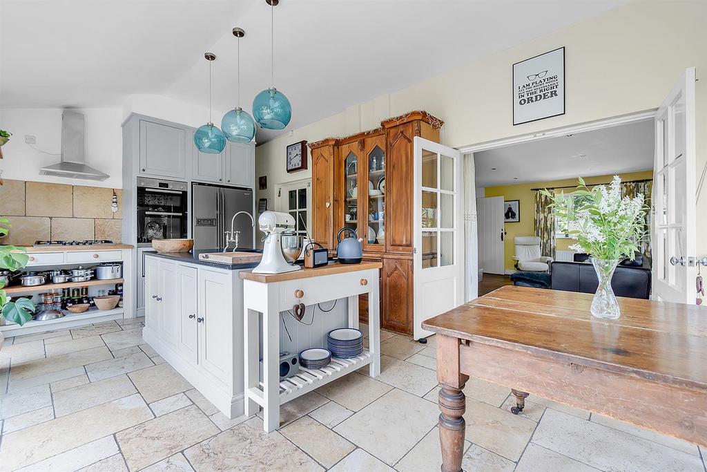 Kitchen looking into sitting room