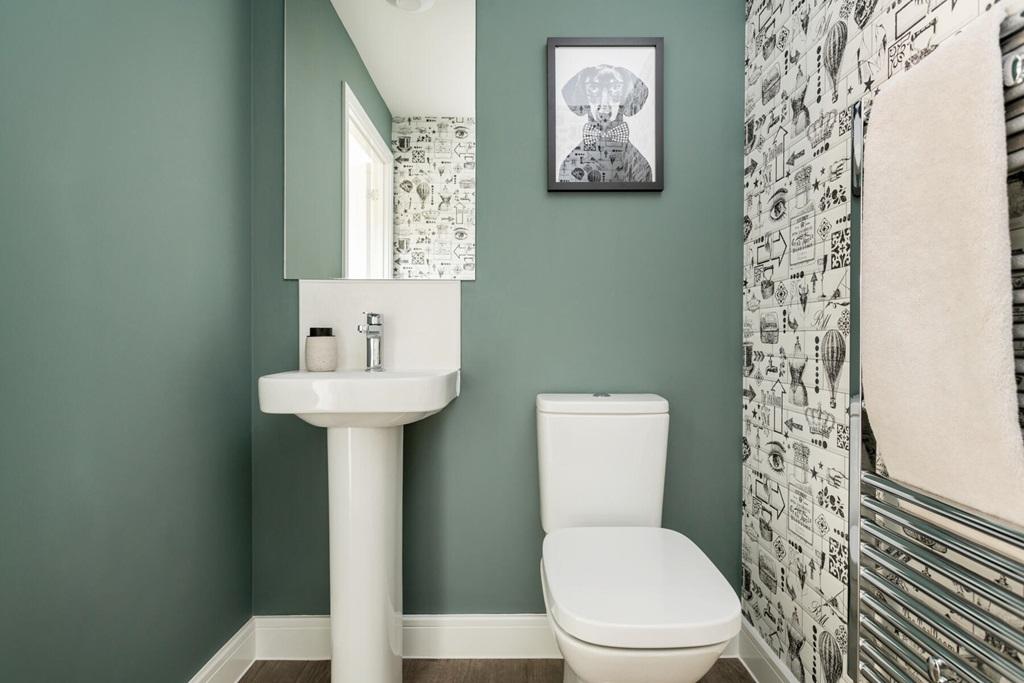 Handy cloakroom off the hallway