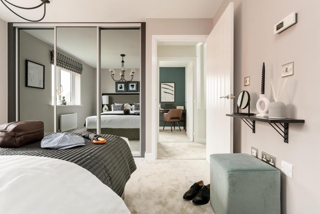 Well proportioned rooms with built-in storage