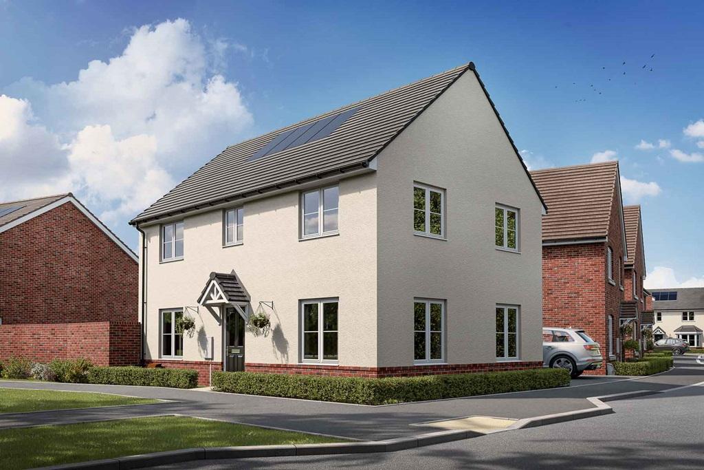 Artist's impression of a typical Trusdale home