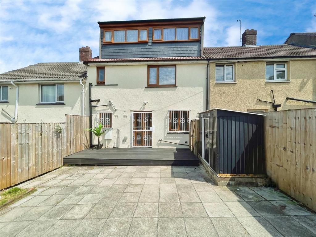 The property rear
