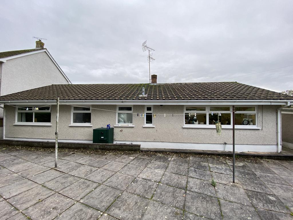 Rear of property