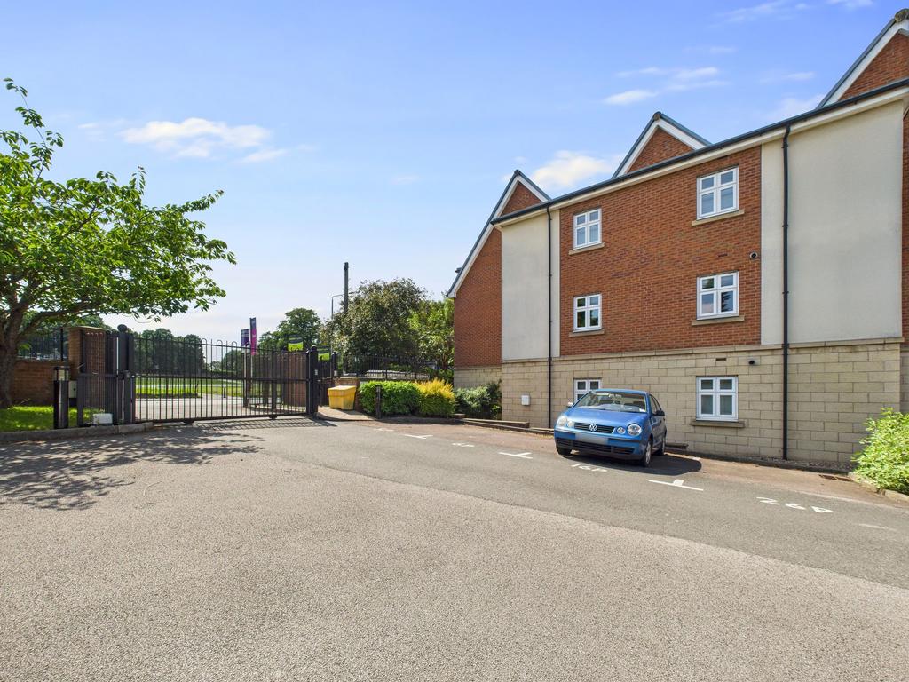 Gated Entrance to Apartments