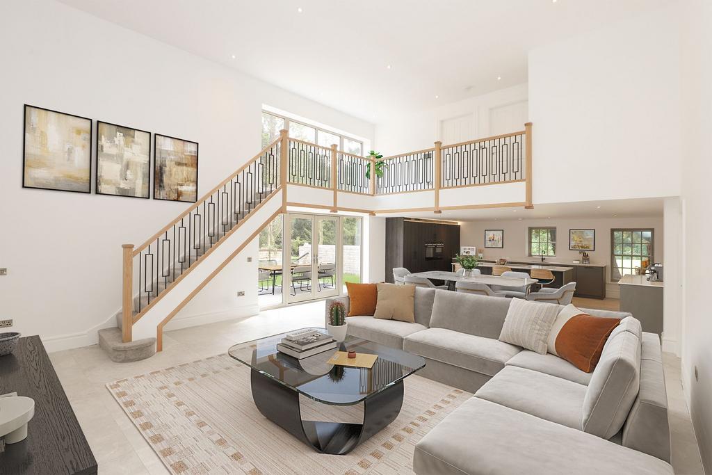 Living Space - virtually staged