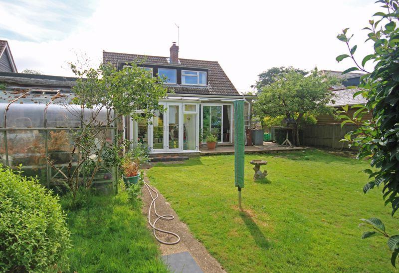 Rear of property