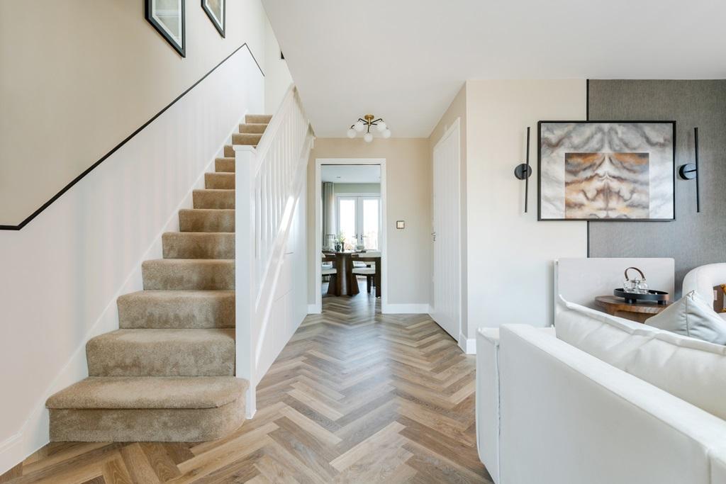 Lounge to kitchen