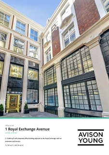 Office to rent, 1 Royal Exchange Ave London EC3V 3LT