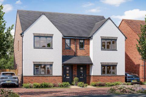 3 bedroom semi-detached house for sale, Plot 34, The Darwell at Sherwin Gardens, Sidings Lane NG9