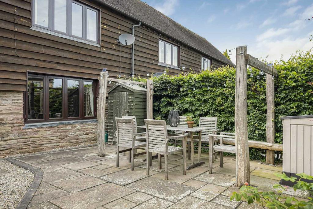 Patio seating area