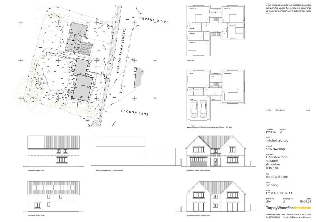 Floorplans and eleva