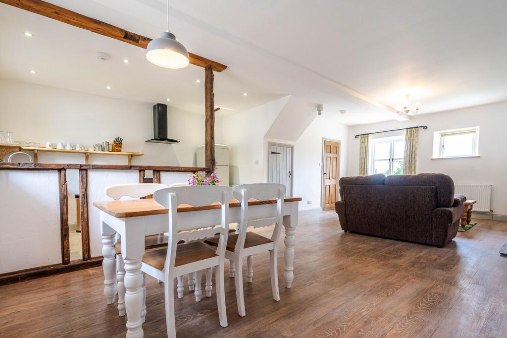 Open plan living area