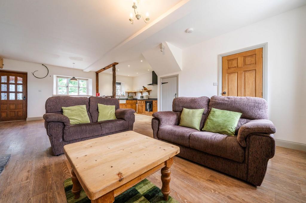 Open plan living area