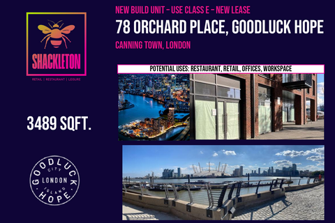 Retail property (high street) to rent, 76 Orchard Pl London E14 0JW