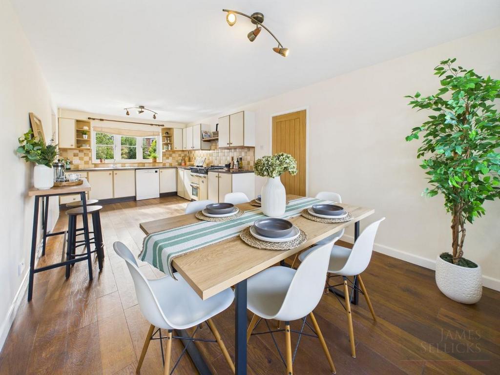Open plan living kitchen