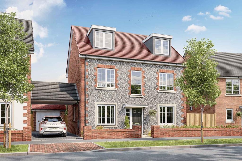 Artist's impression of a typical Aireton home