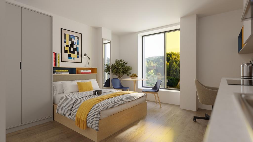 A spacious and bright large double bedroom feat...