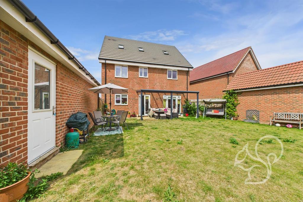 Rear of property
