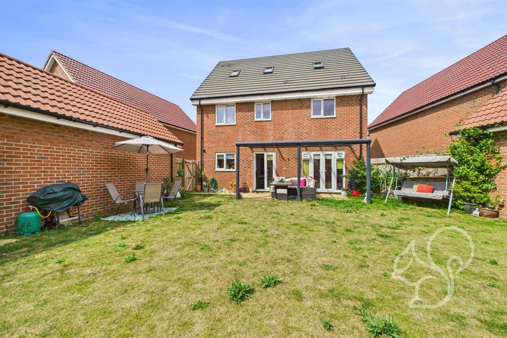 Rear of property