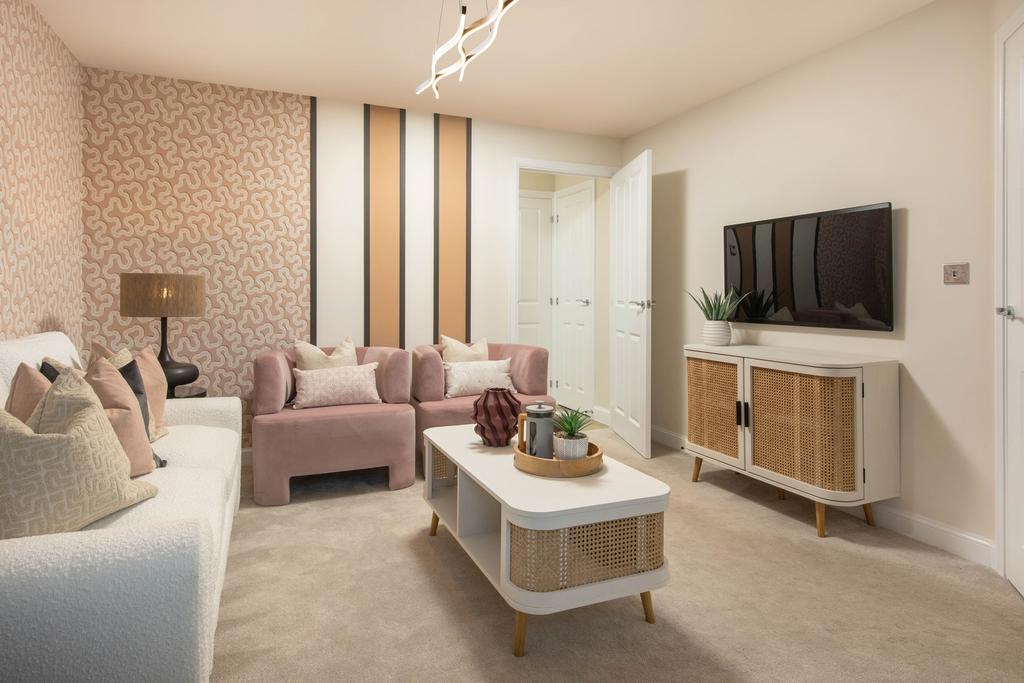 Internal image of the lounge in the Ellerton 3...