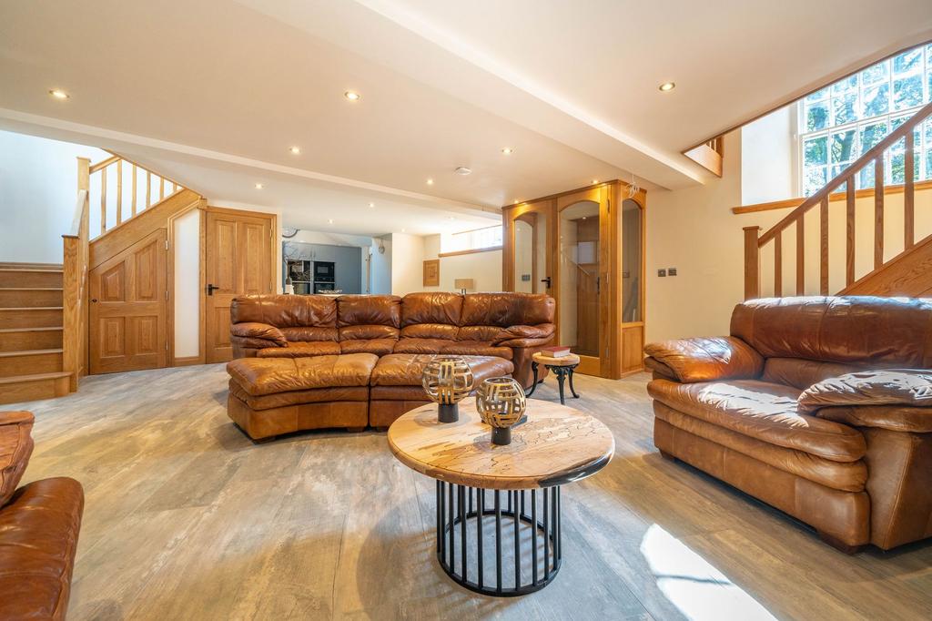 Open plan living area