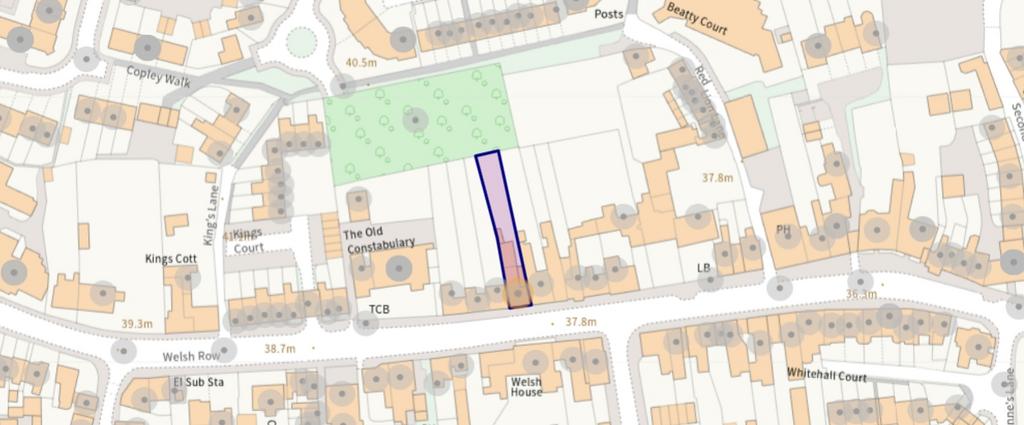 Old Wyche Studio - Plot plan - Charlotte Thomasson
