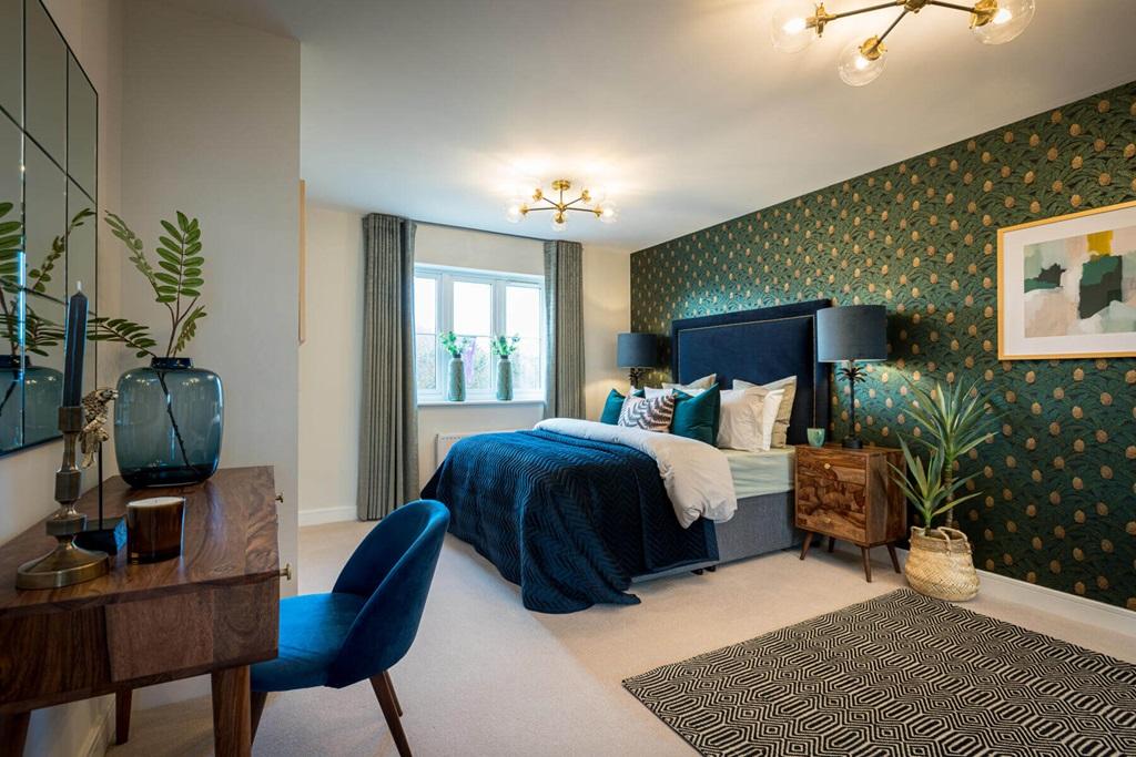 Main bedroom with space for a large bed
