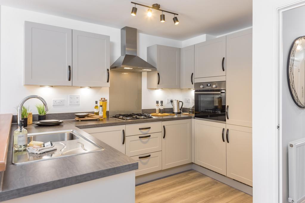 Kitchen in the 3 bedroom Greenwood