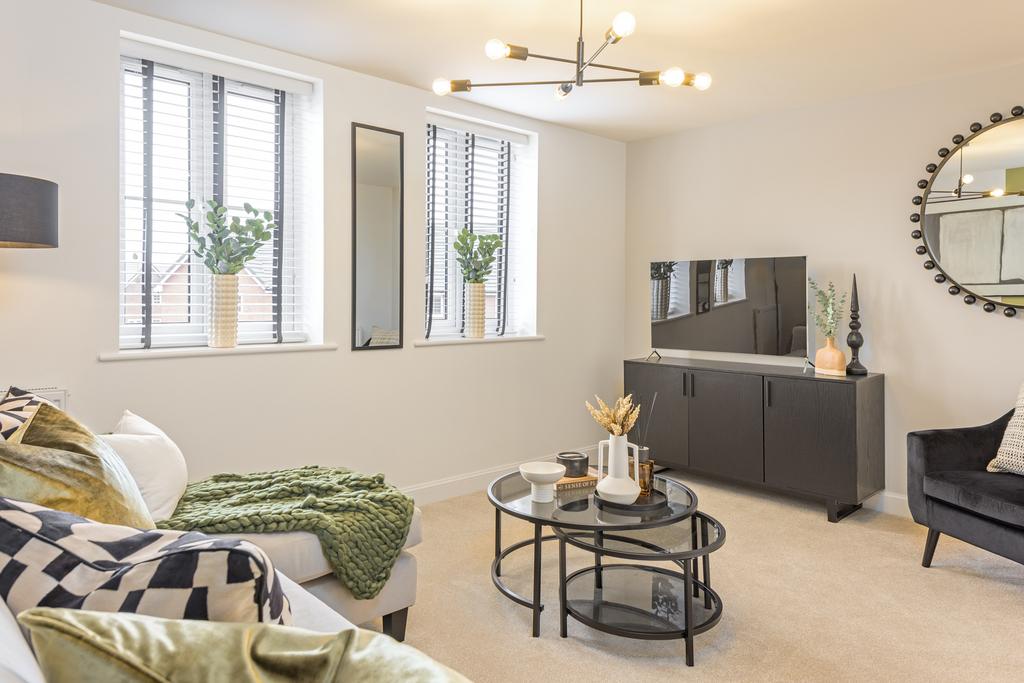 Living room in the 3 bedroom Greenwood