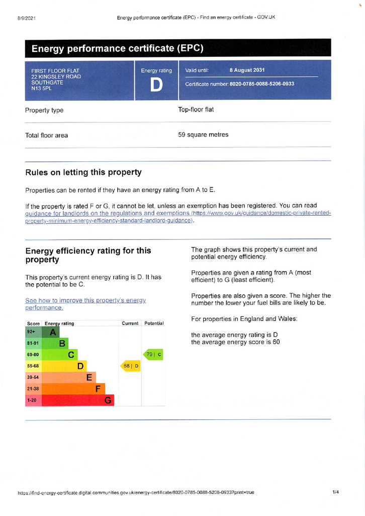 Energy Performance Certificate